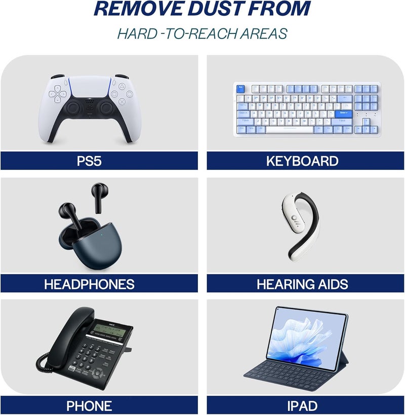 iDuster Compressed Air Duster Can for Electronics - 10oz Disposable Keyboard Cleaner Air Spray for Computer Cleaning - Image 3